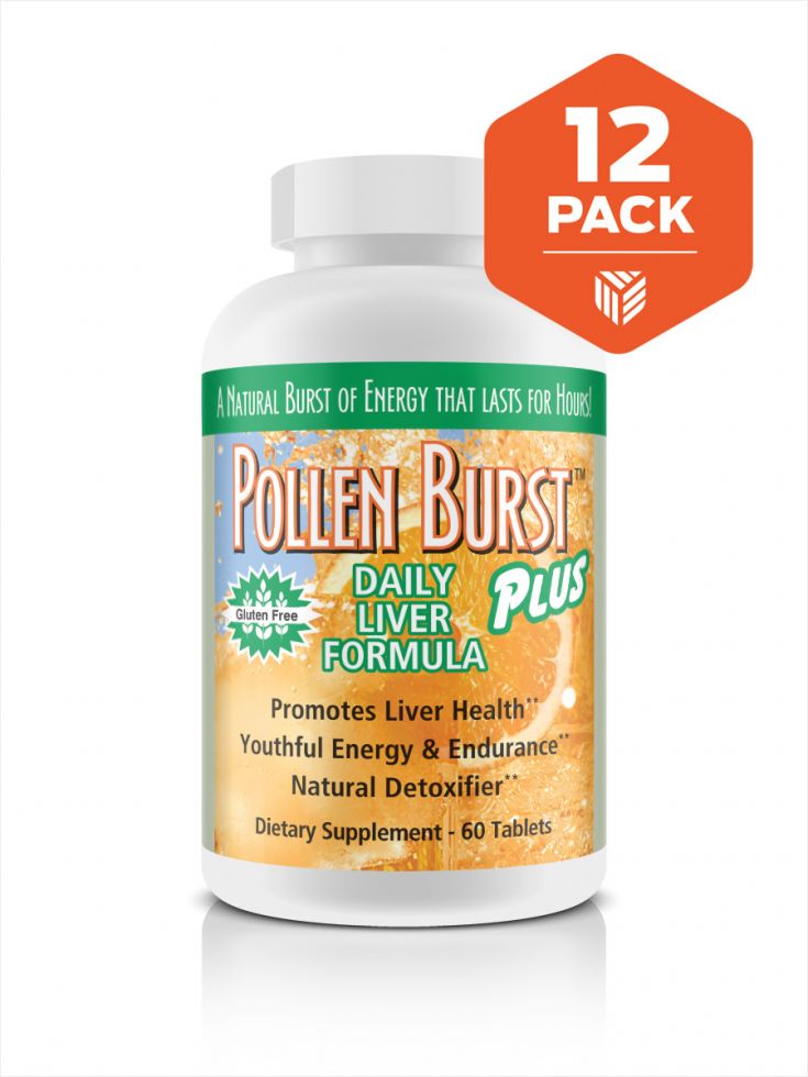 Pollen Burst™ Plus - Daily Liver Formula - 60 tablets