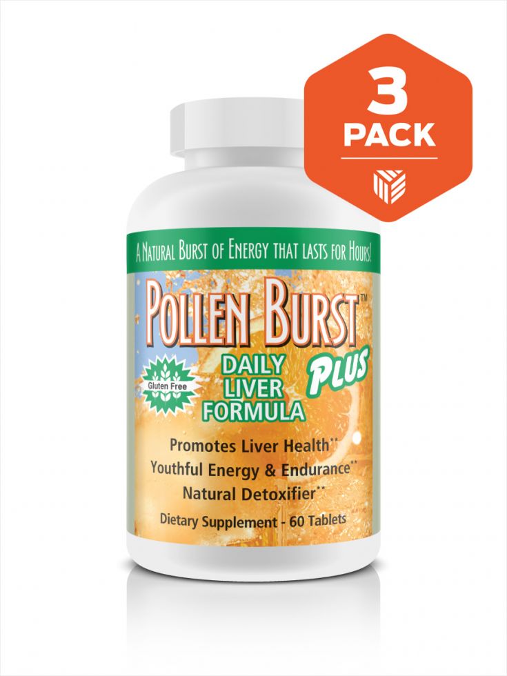 Pollen Burst™ Plus - Daily Liver Formula - 60 tablets