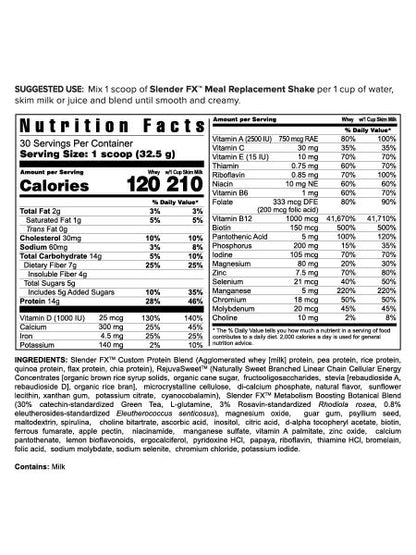 Slender FX™ Meal Replacement Shake - French Vanilla