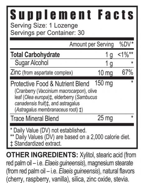 Zinc FX - 30 Lozenges